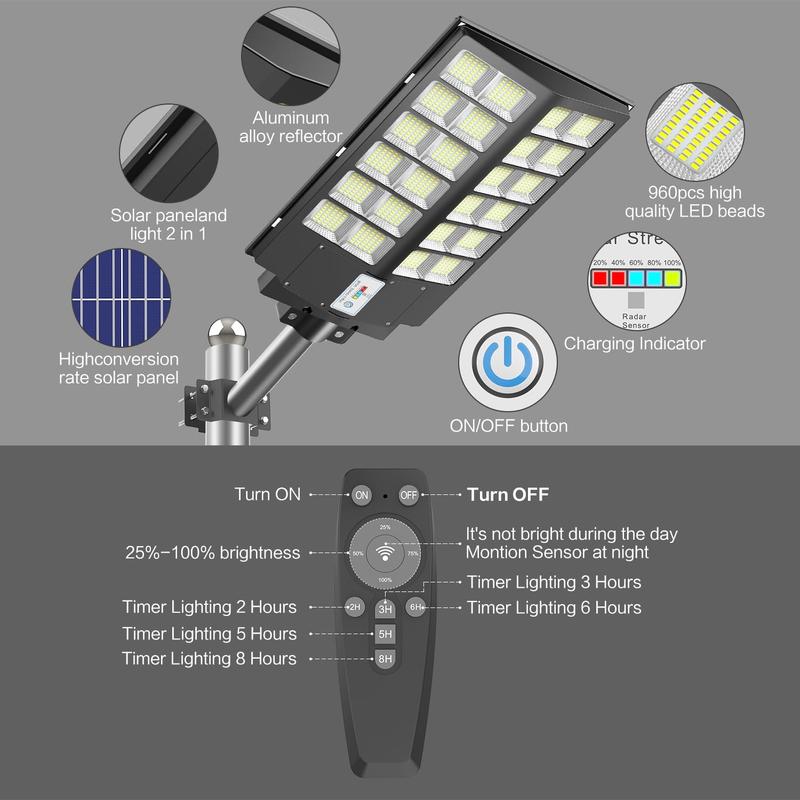 4200W Solar Outdoor Wall Powered Outdoor Wall Light
