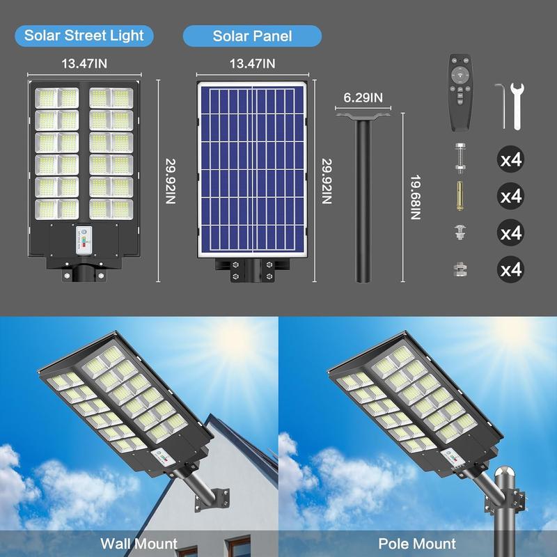 4200W Solar Outdoor Wall Powered Outdoor Wall Light